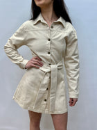 Elina Denim Mini Ivory
