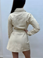 Elina Denim Mini Ivory