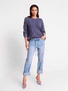 Bandit Low Waist Boyfriend Jeans Bolt Blue