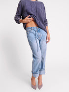 Bandit Low Waist Boyfriend Jeans Bolt Blue