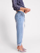 Bandit Low Waist Boyfriend Jeans Bolt Blue