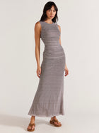 Aventi Mesh Maxi Dress