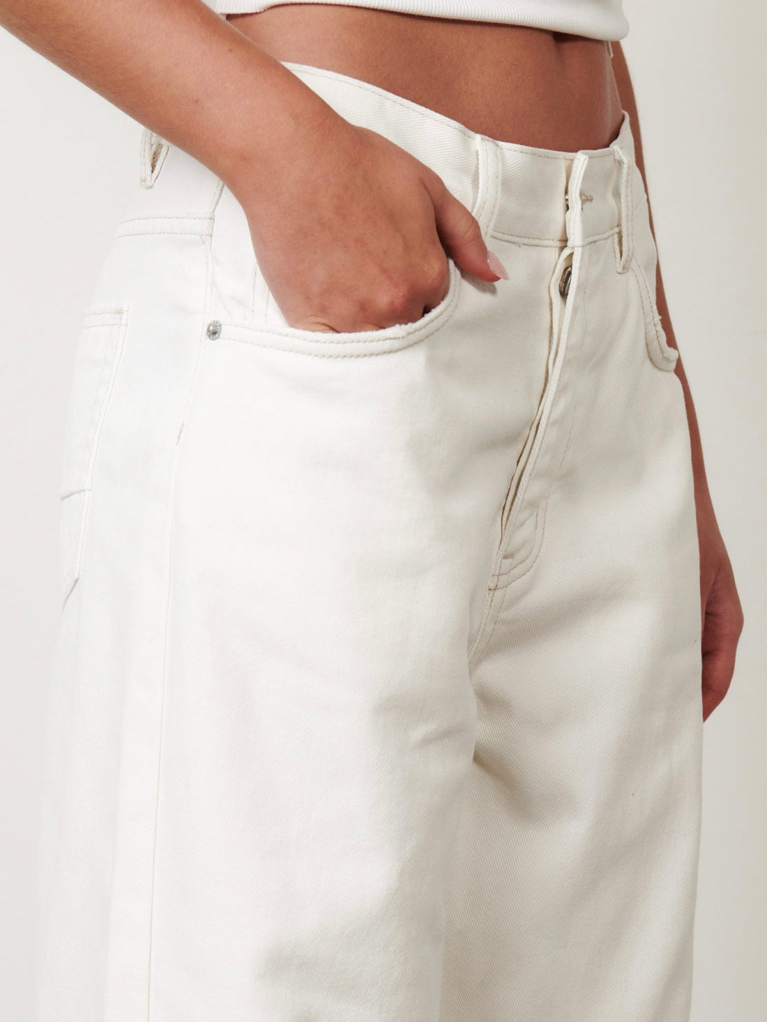 Perry Denim - Geisha White