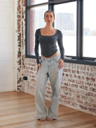 Laurel Top - Charcoal