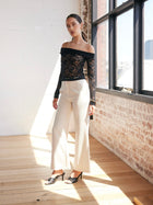 Jaxon Lace Top - Black
