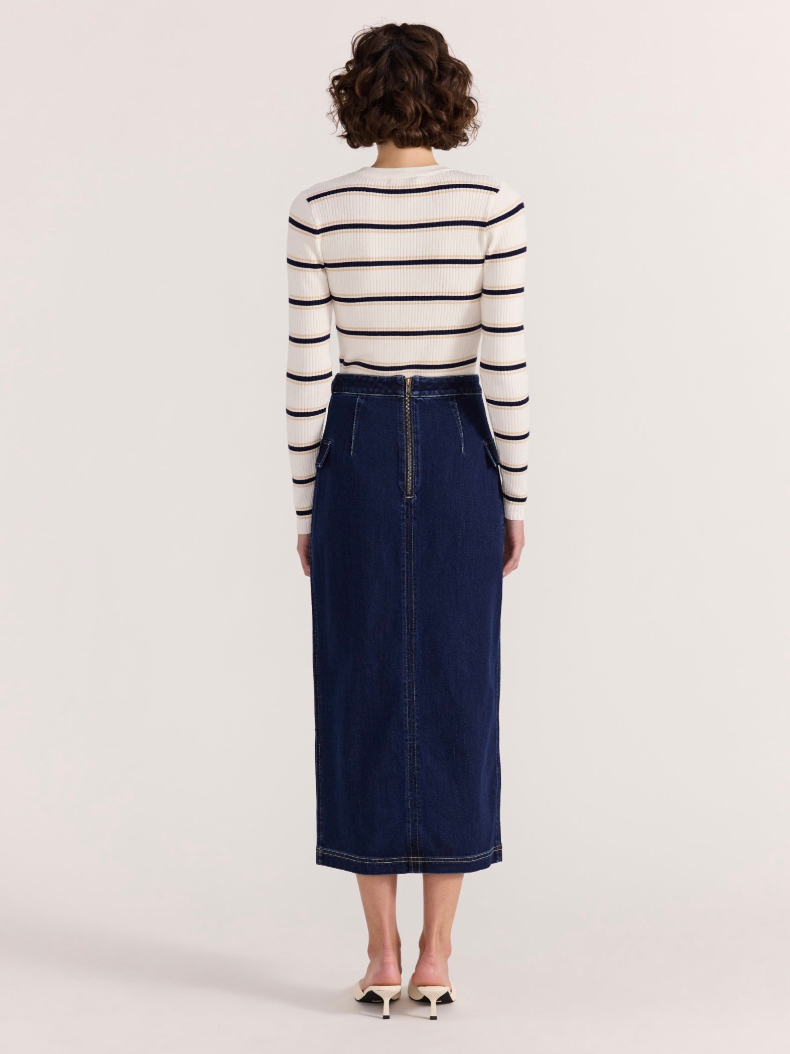 Camille Stripe Knit Top