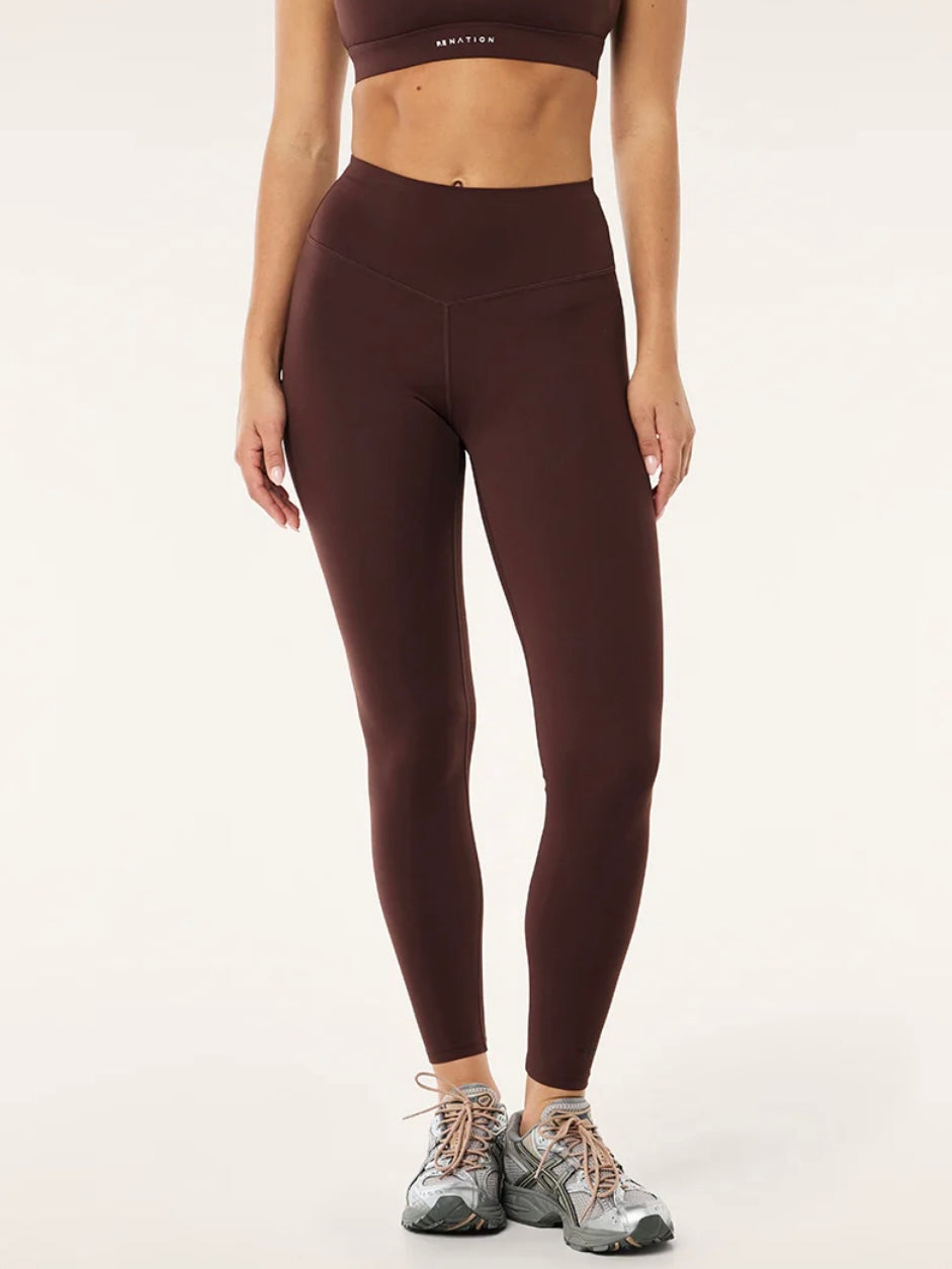 Signature legging - Mahogany/Whisper