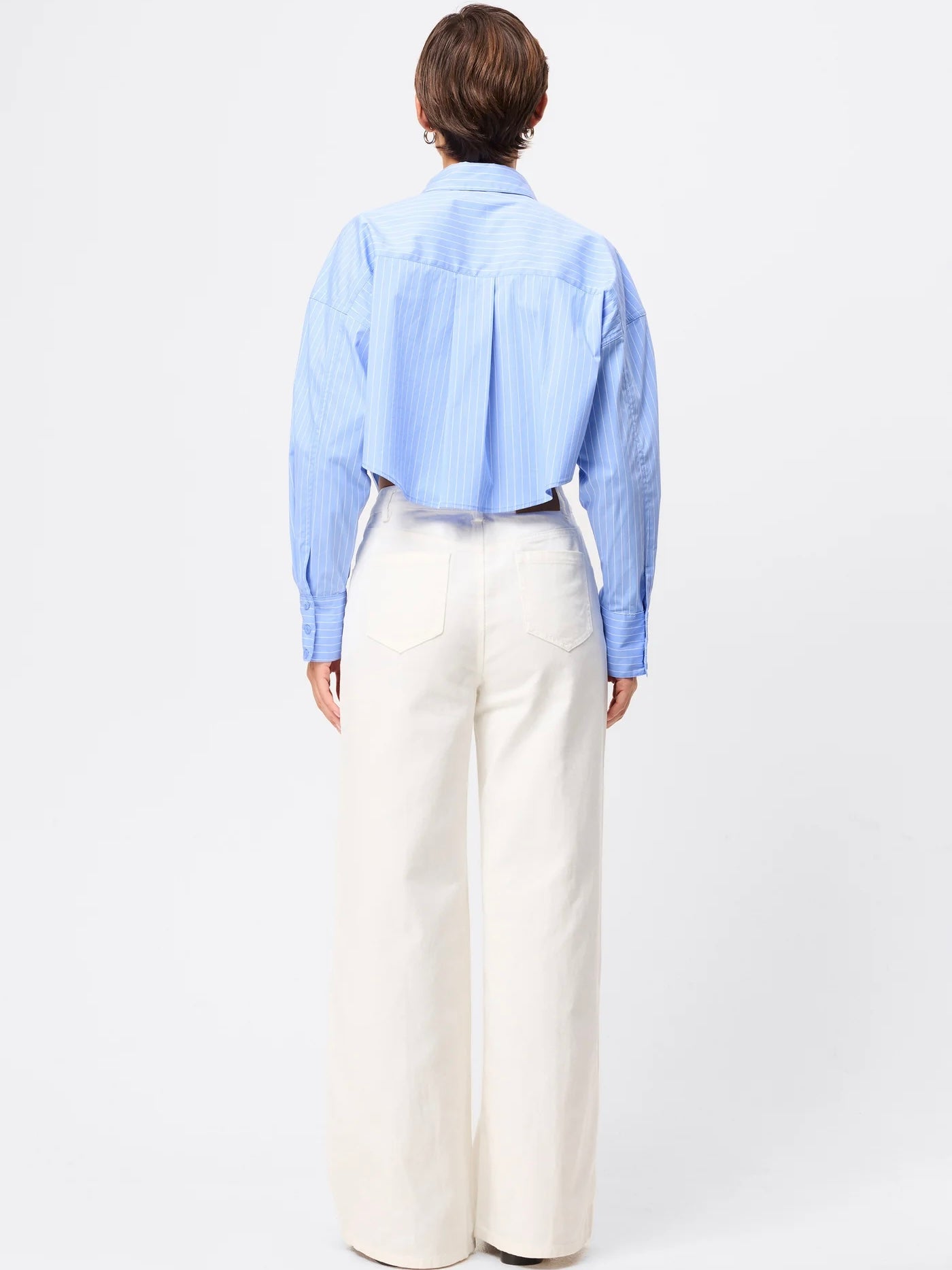 Repeat After Me Cropped Shirt