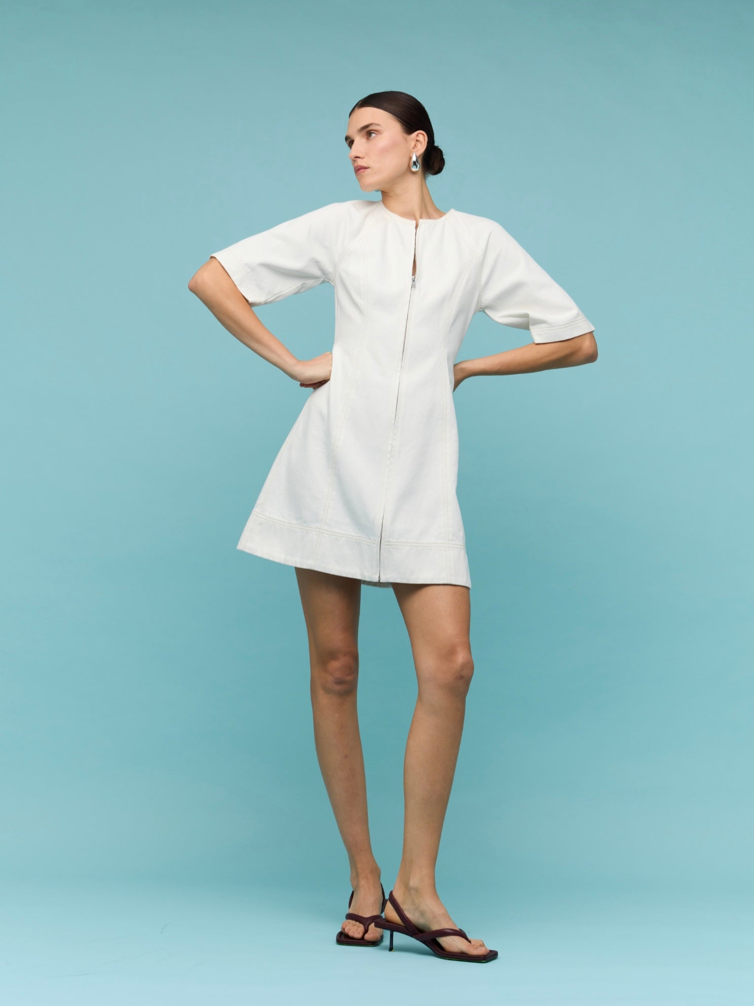 Zenith Denim Mini Dress