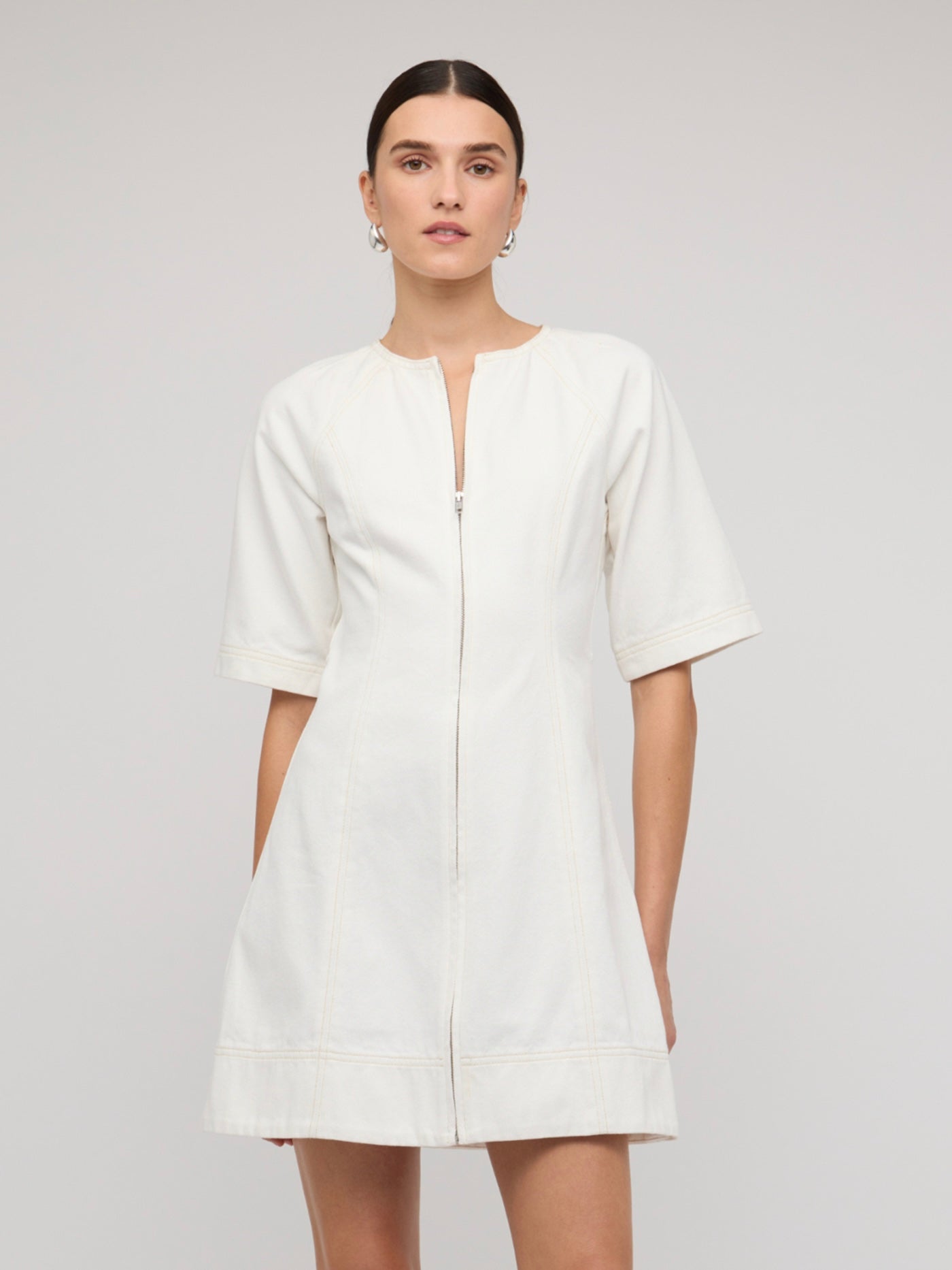 Zenith Denim Mini Dress