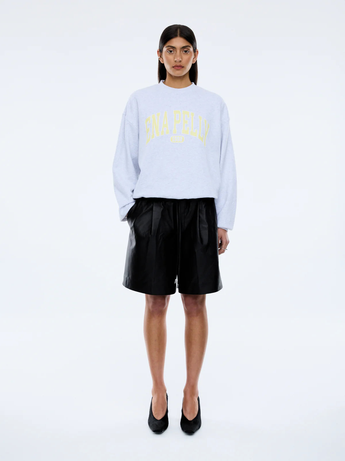 Anniversary Sweatshirt - White Marle