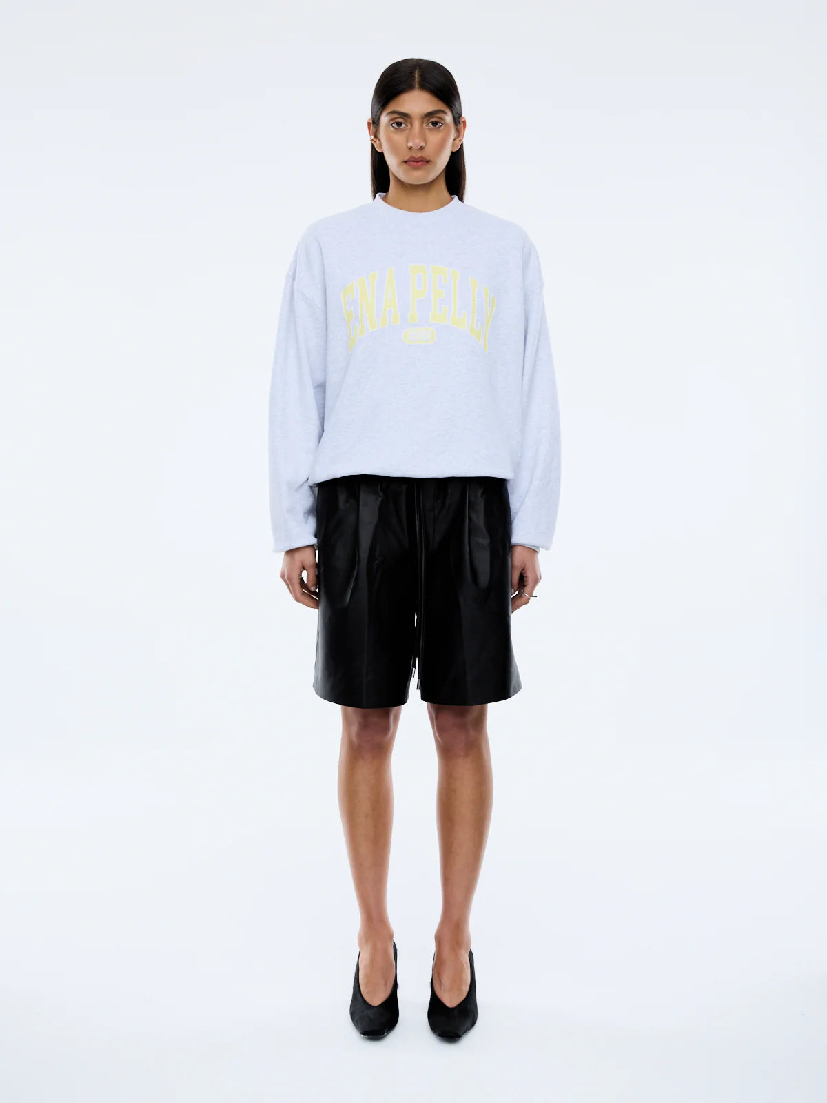 Anniversary Sweatshirt - White Marle