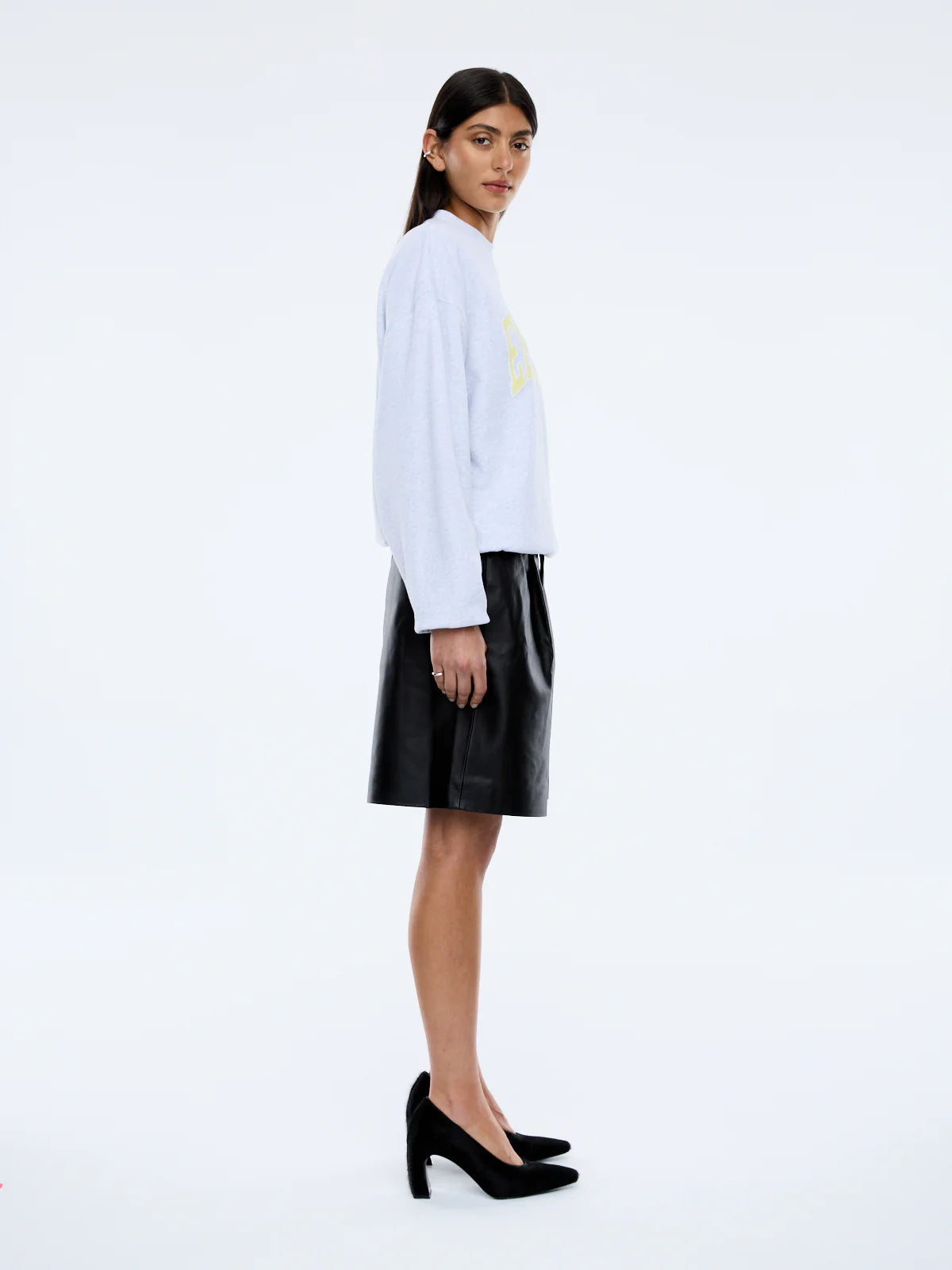 Anniversary Sweatshirt - White Marle