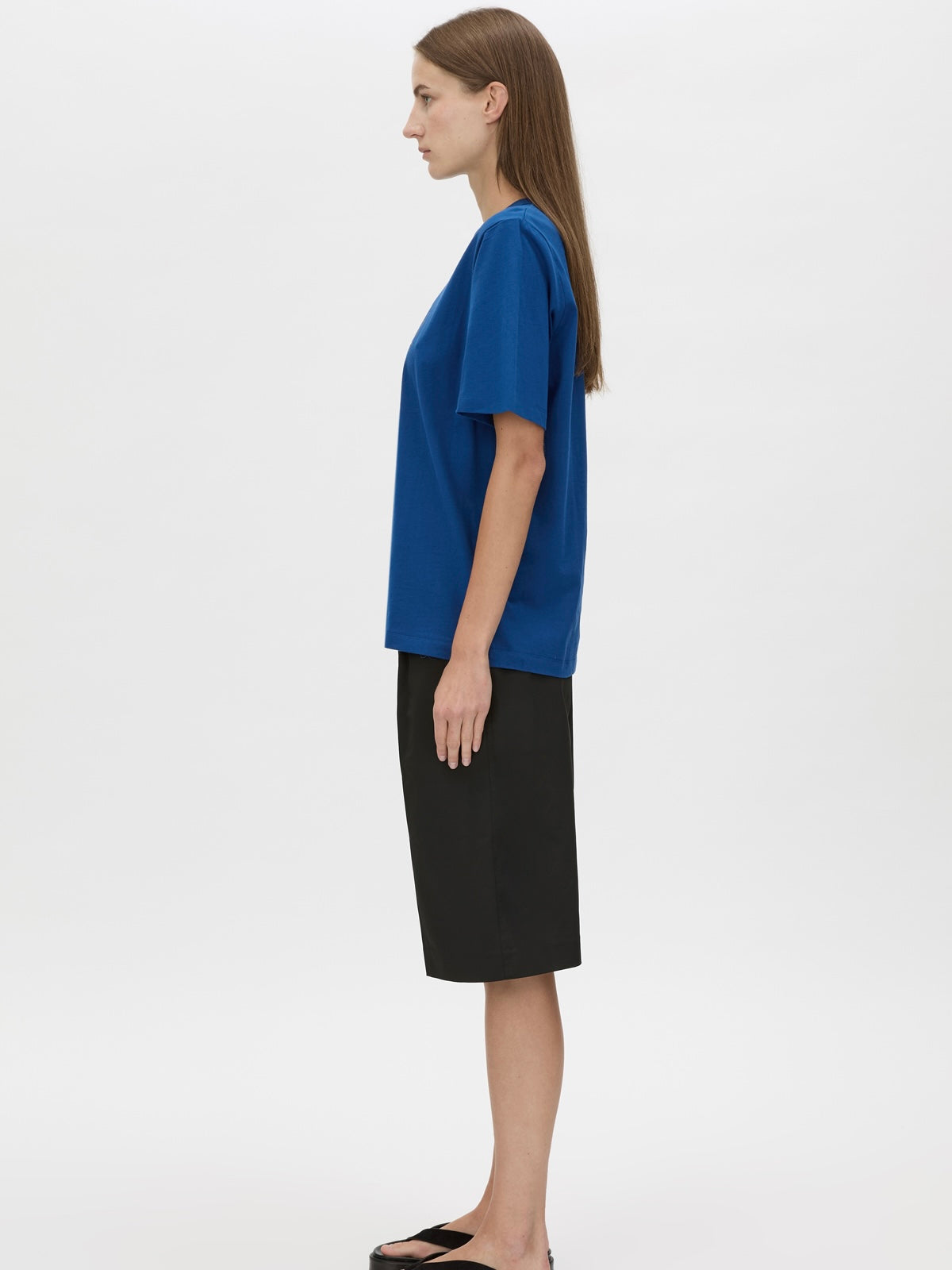 Karine Graphic Tee - Royal Blue