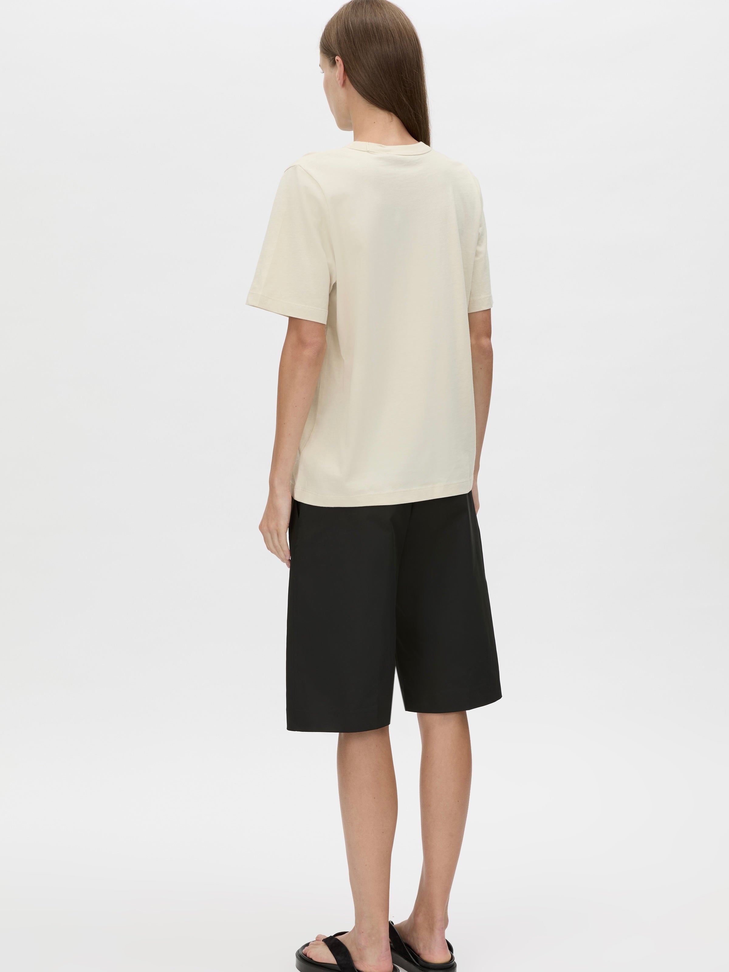 Karine Graphic Tee - Chalk