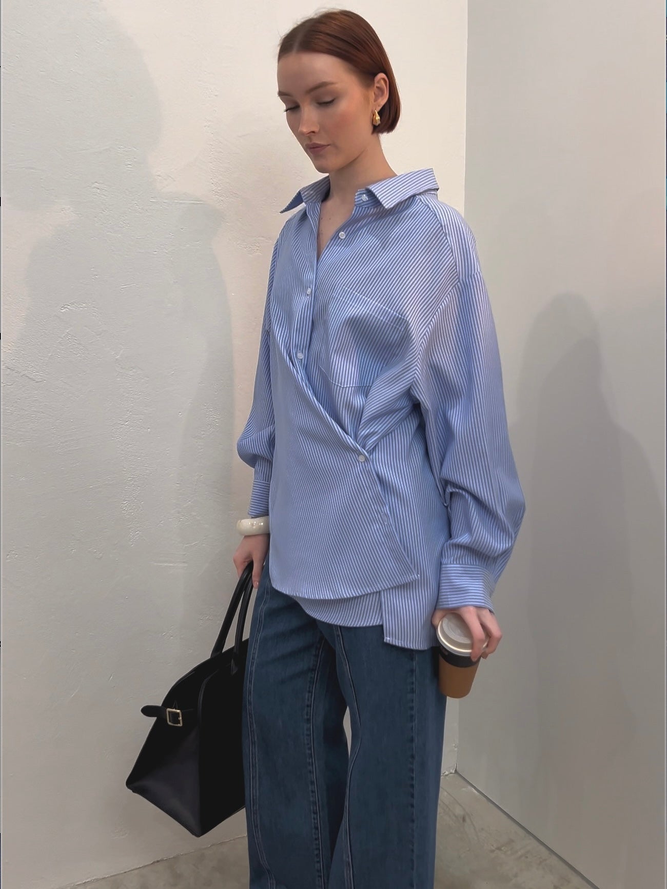 Mika Shirt - Blue Stripe