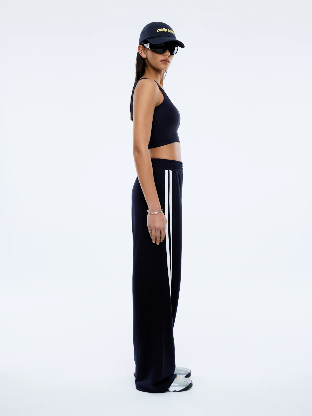 Valentina Stripe Pant - Navy