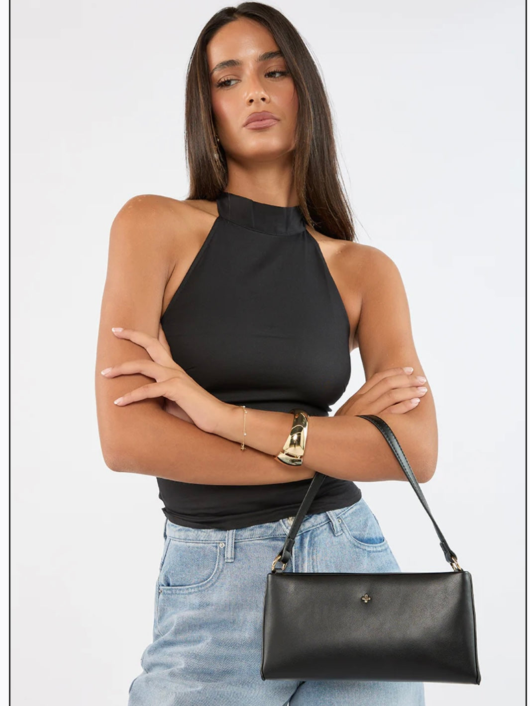 Misha Shoulder Bag - Black