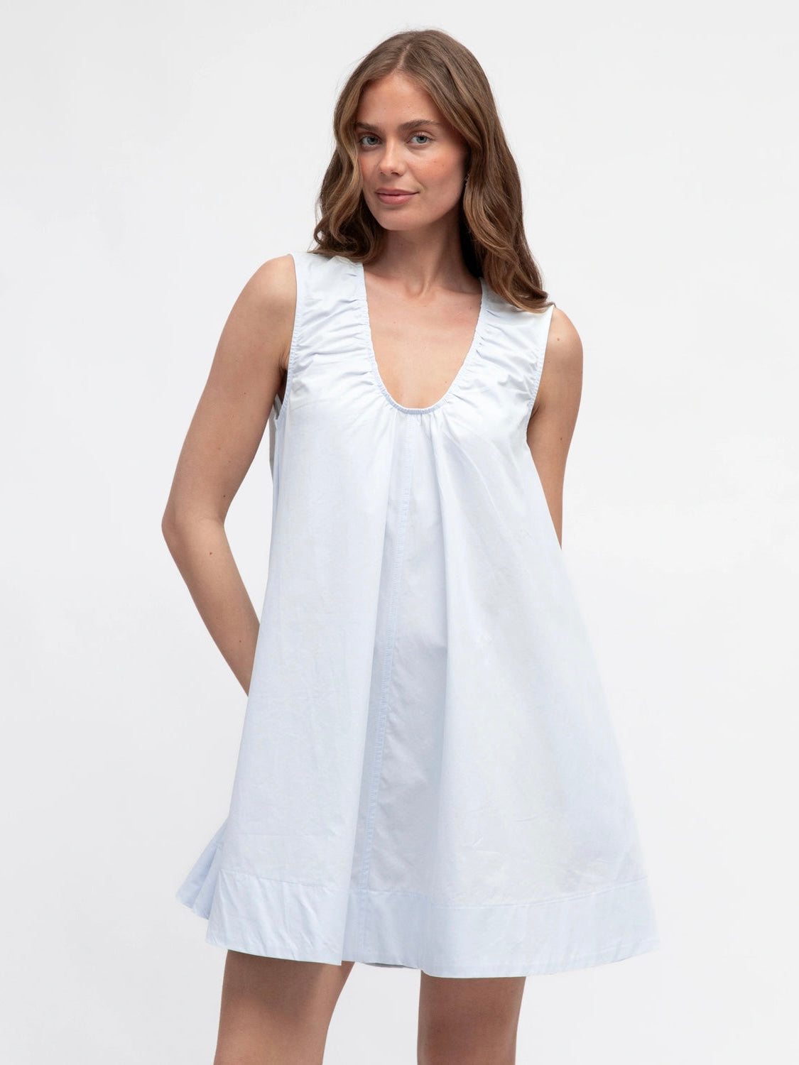 Clara Mini Dress - Blue