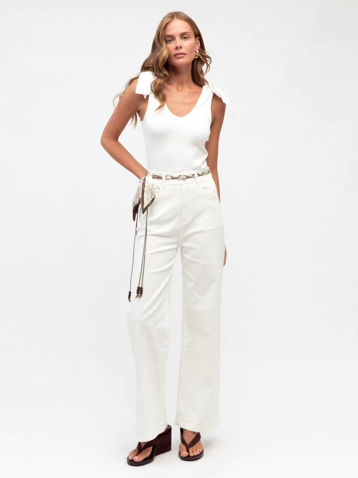 Paola Rope Belt - Brown