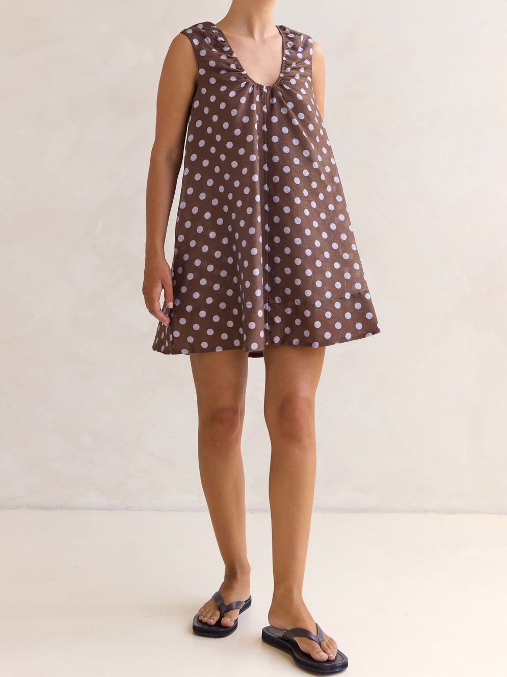 Clara Spot Mini Dress