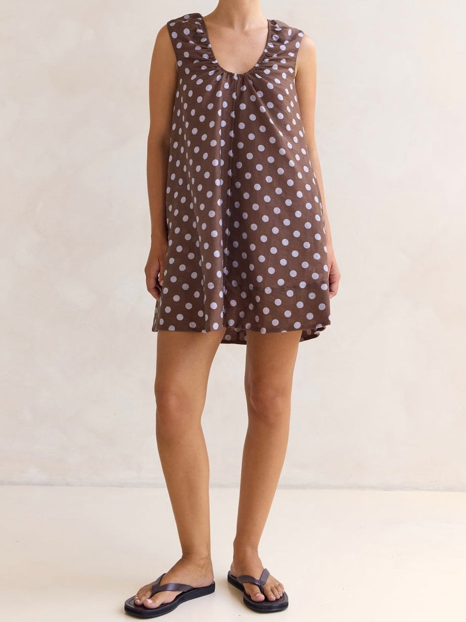 Clara Spot Mini Dress
