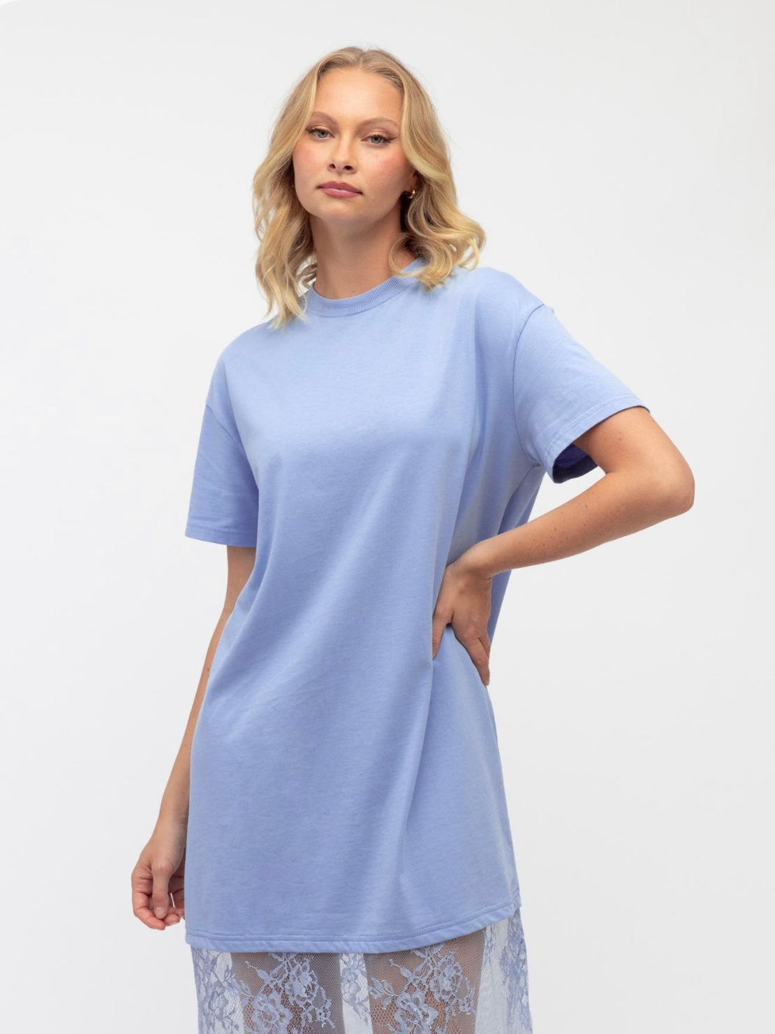 Anika Lace Dress - Blue