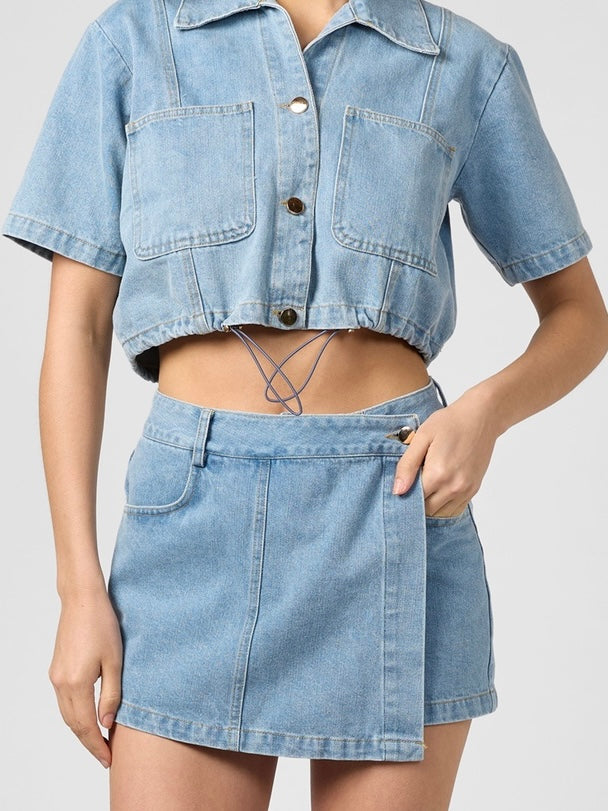 Bennet Denim Skort