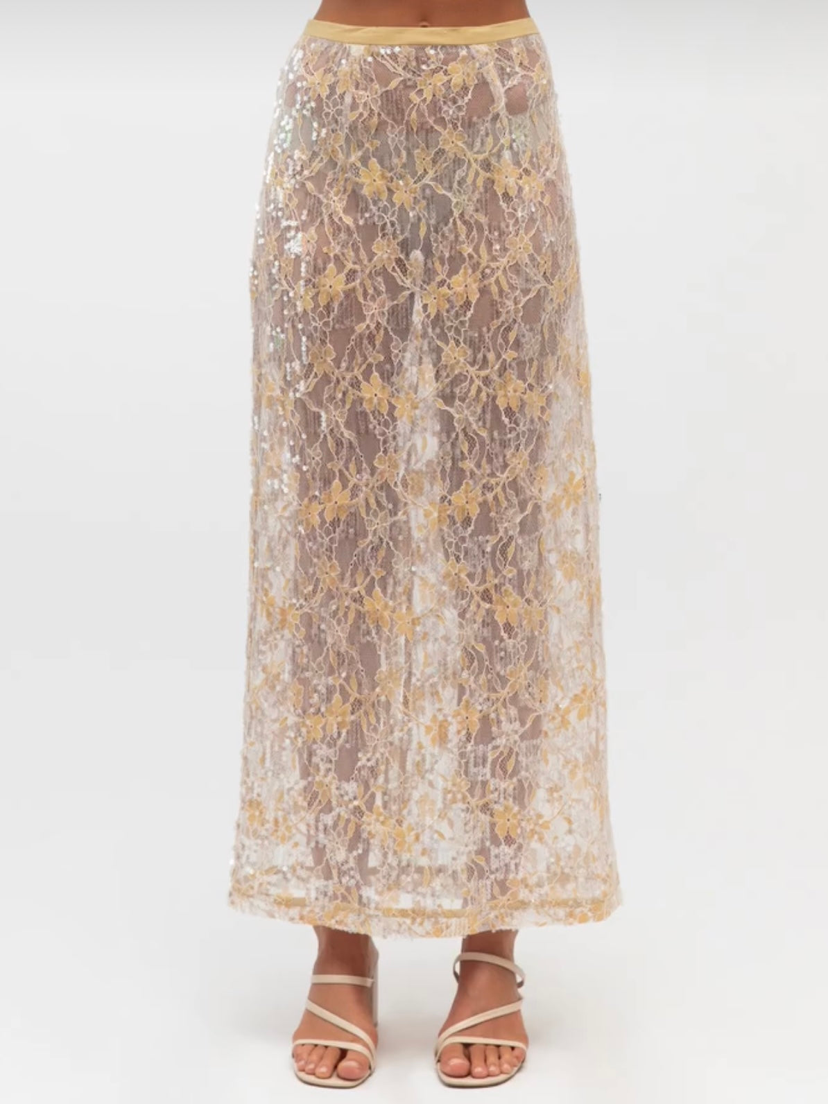 Dion Sequin Skirt