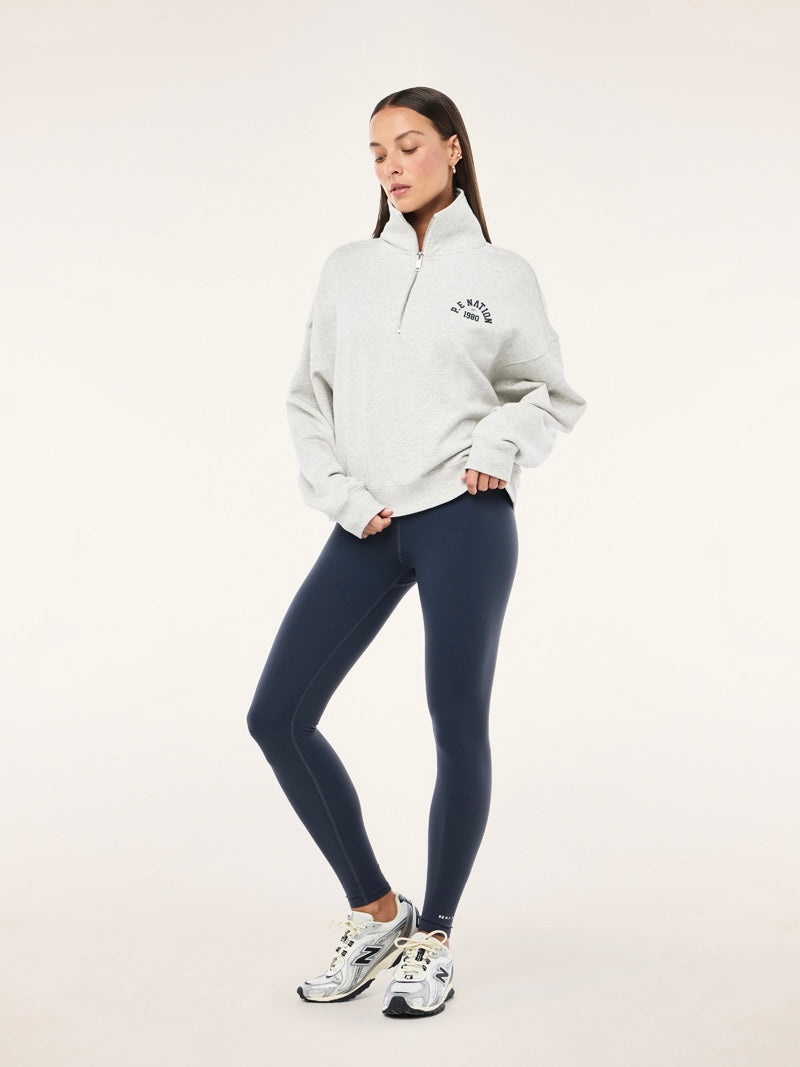 Swerve Zip Neck Sweat