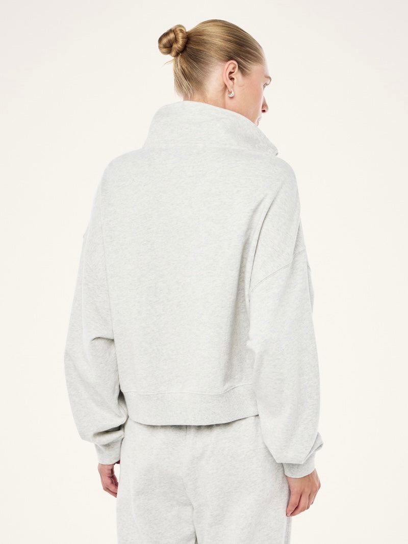 Swerve Zip Neck Sweat