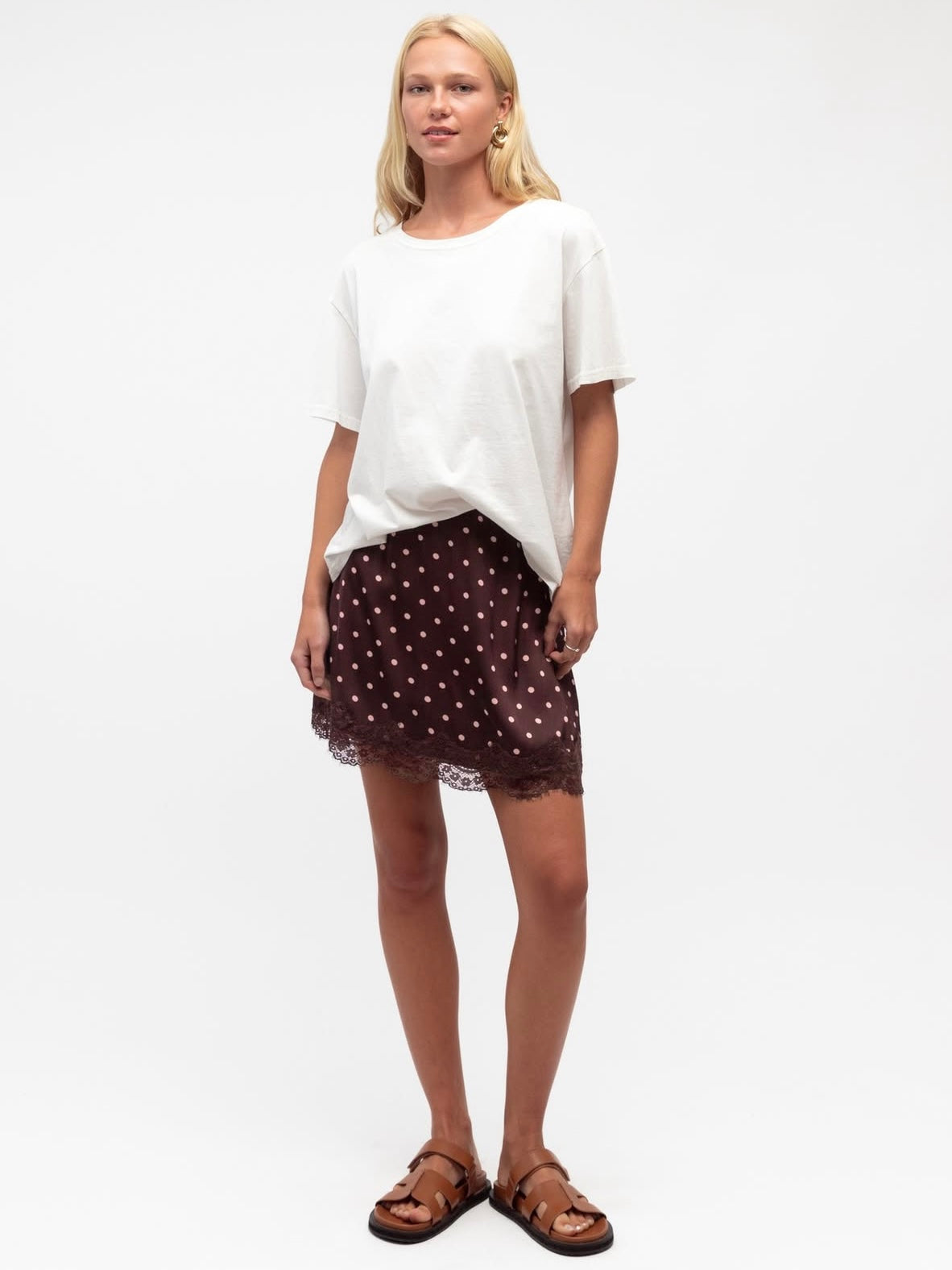 Tasha Spot Mini Skirt