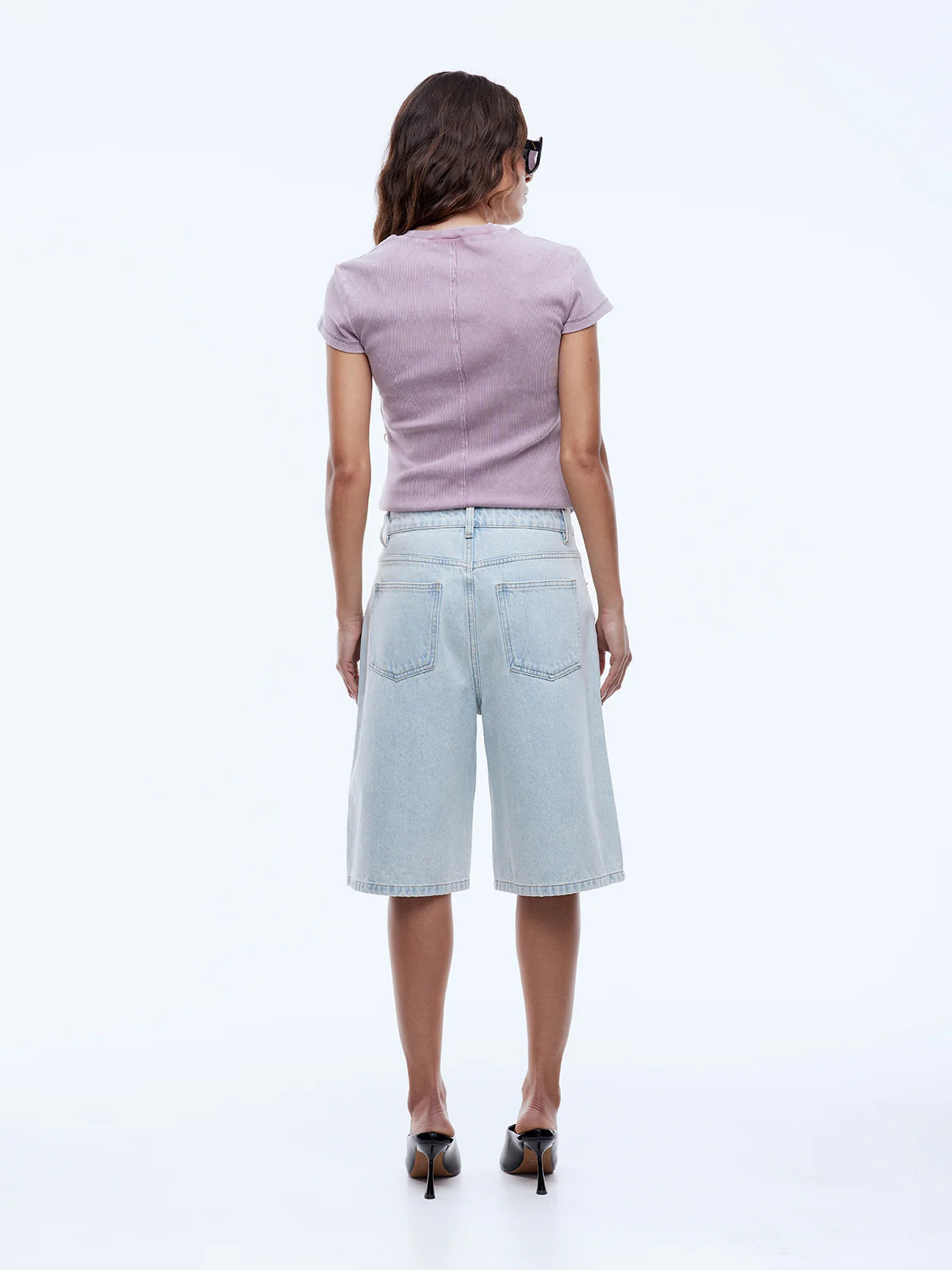 Gracie Bermuda Short - Light Wash