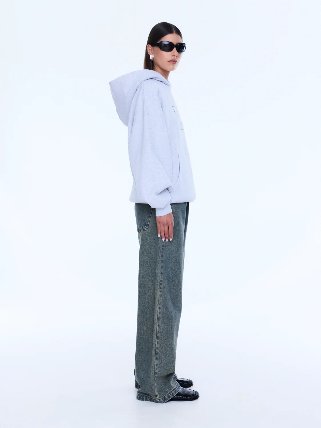 Cassie Oversized Hoodie - Grey