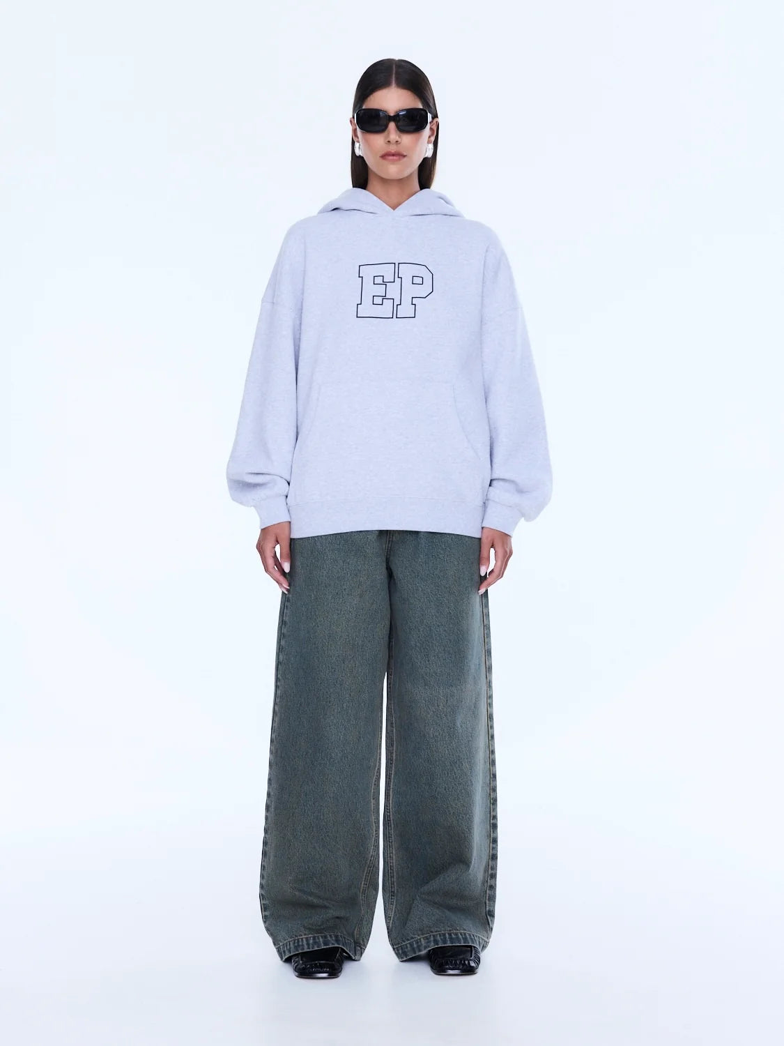 Cassie Oversized Hoodie - Grey