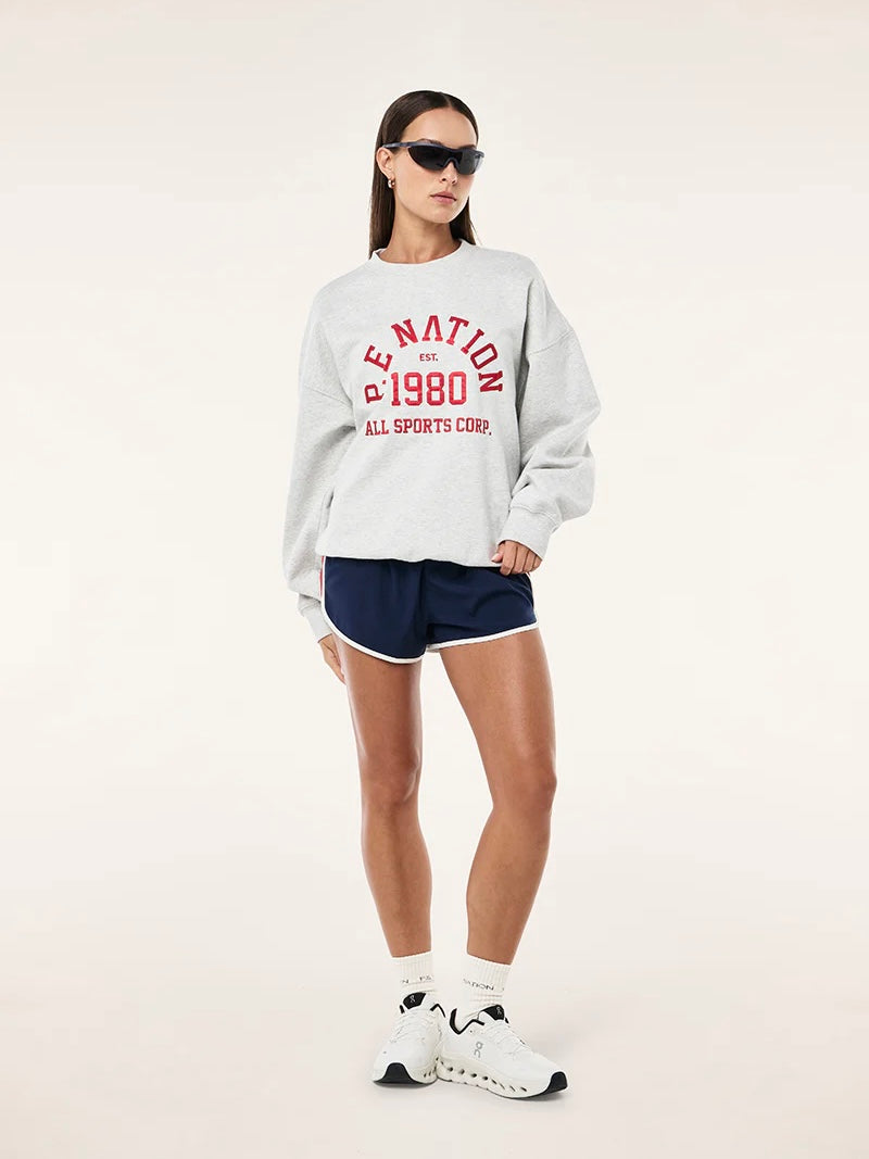 Backspin Sweat - Grey Marle