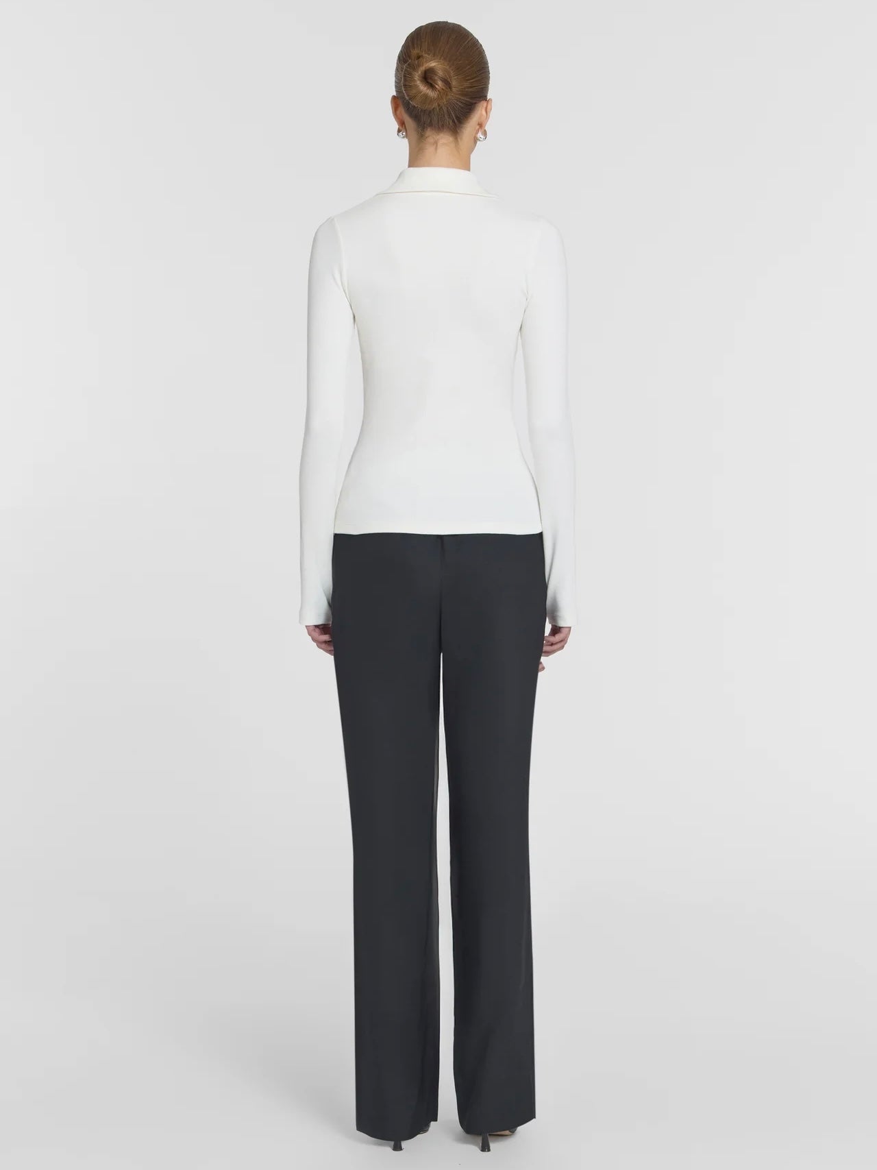 Summit Rib Turtleneck - Ivory