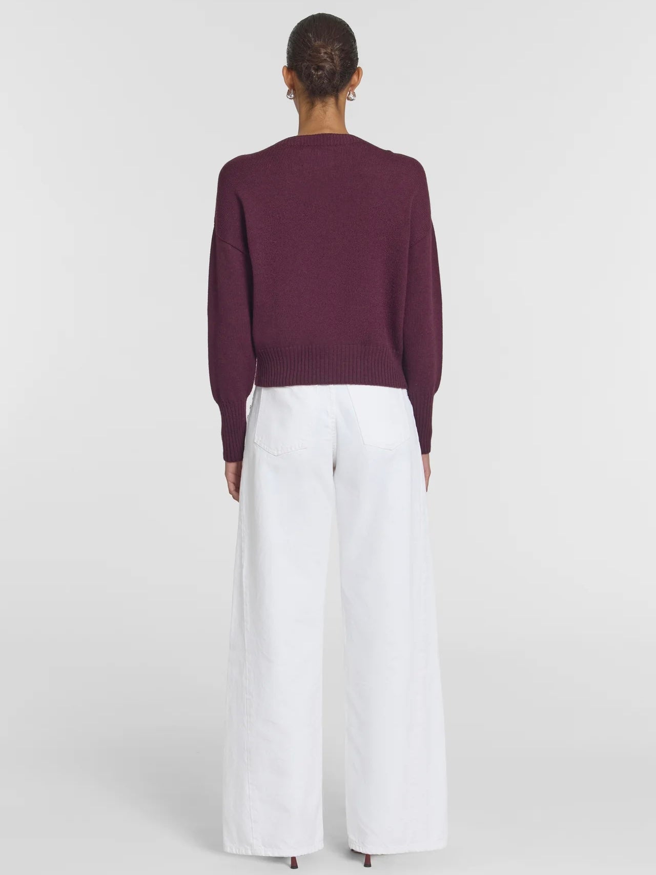 Hart Merino Cardigan - Garnet