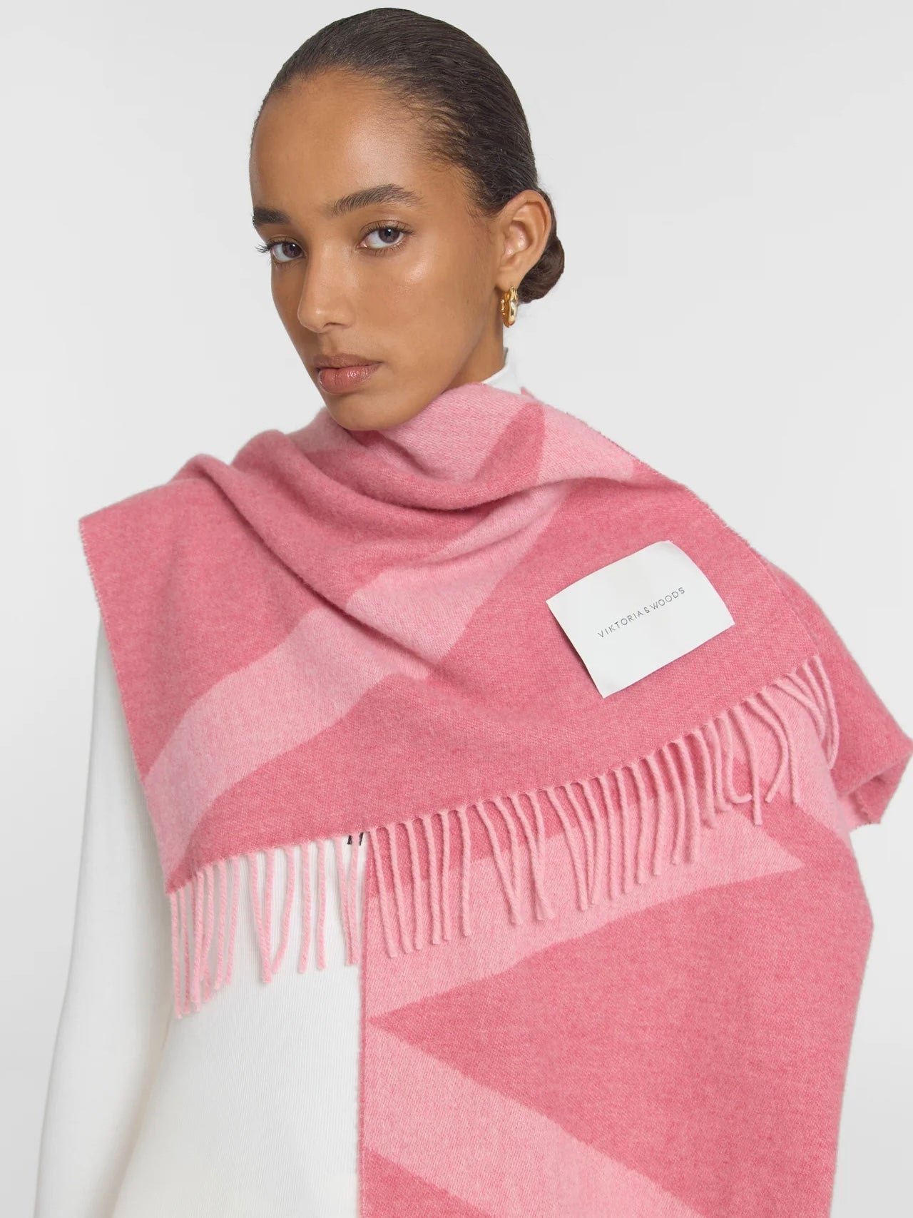Snowdrift Scarf - Blush