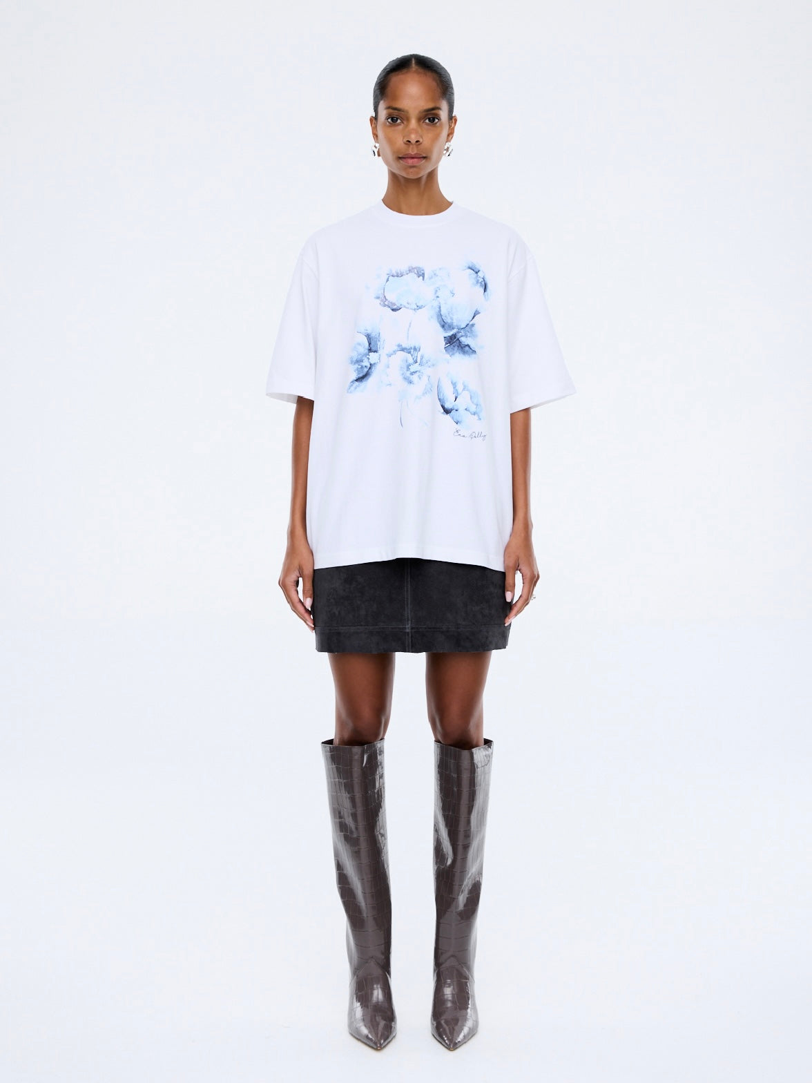Sophia Relaxed Tee - White