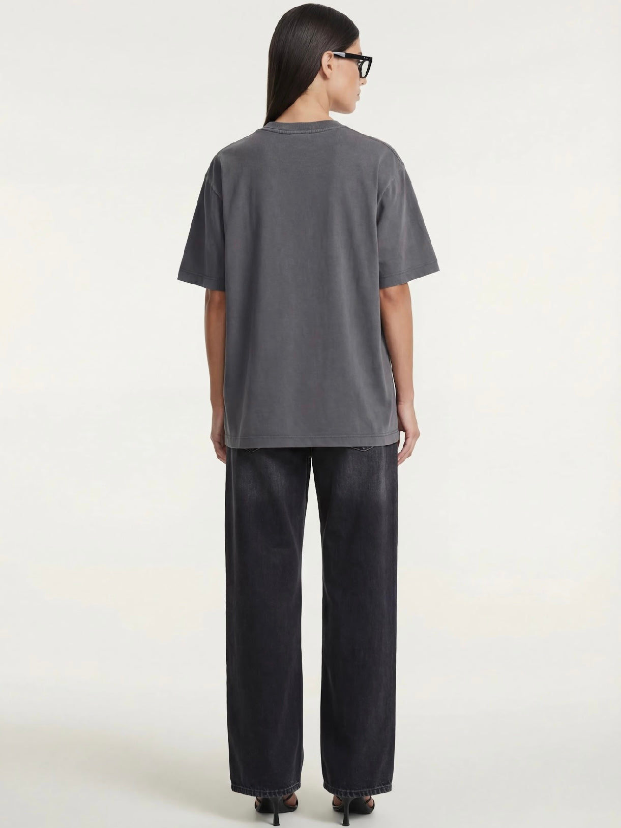 Sophia Relaxed Tee - Washed Grey
