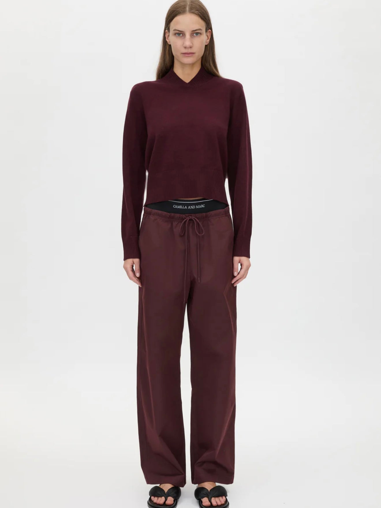 Dia Elastic Detail Pant