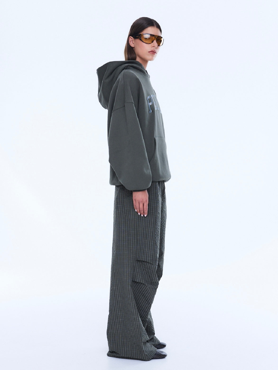 Cassie Oversized Hoodie - Olive