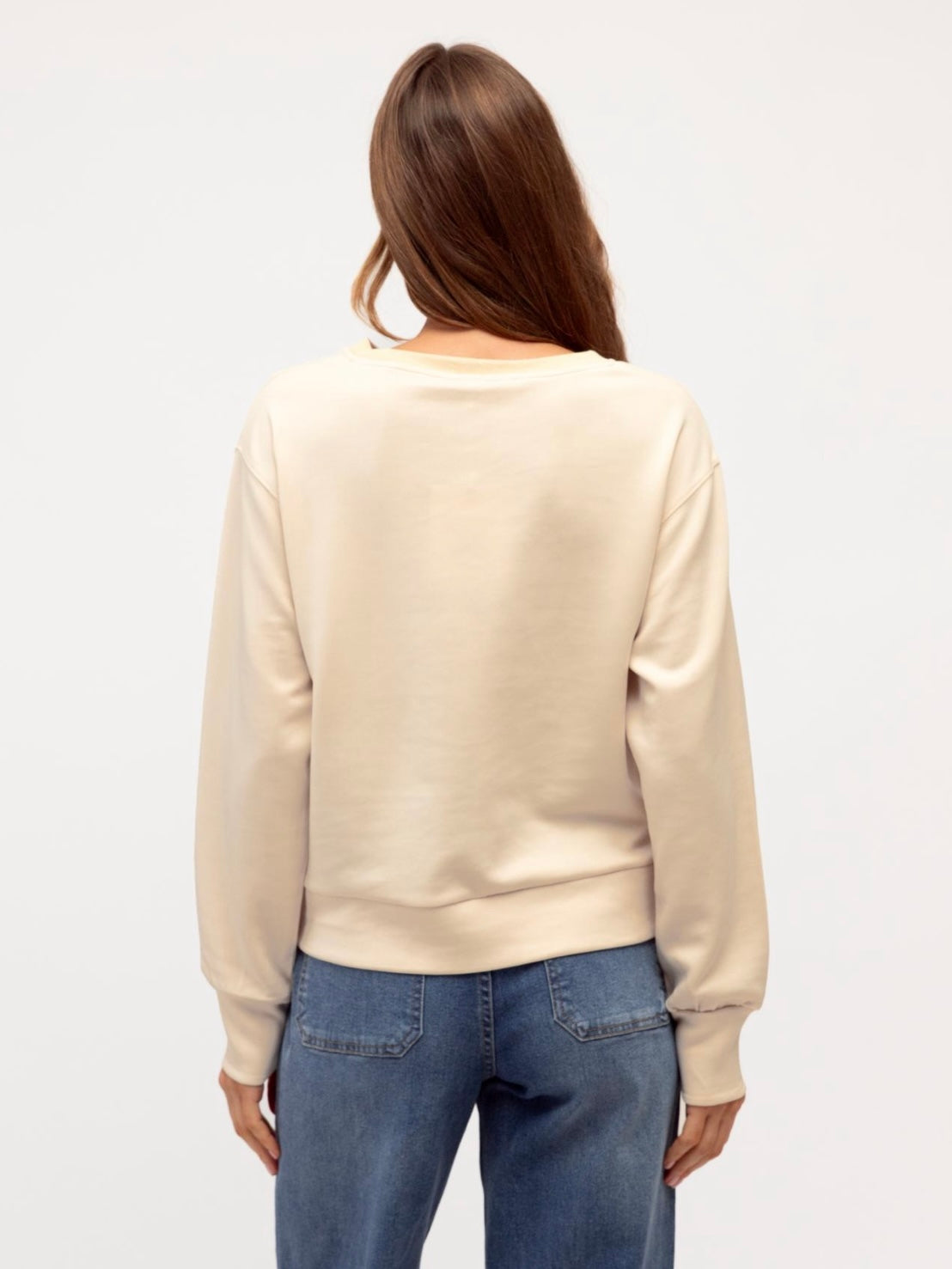 Milla Twist Sweat - Oatmeal
