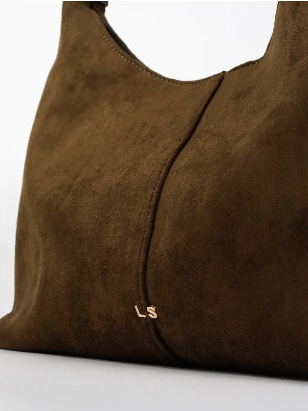 Remy Suede Bag - Olive