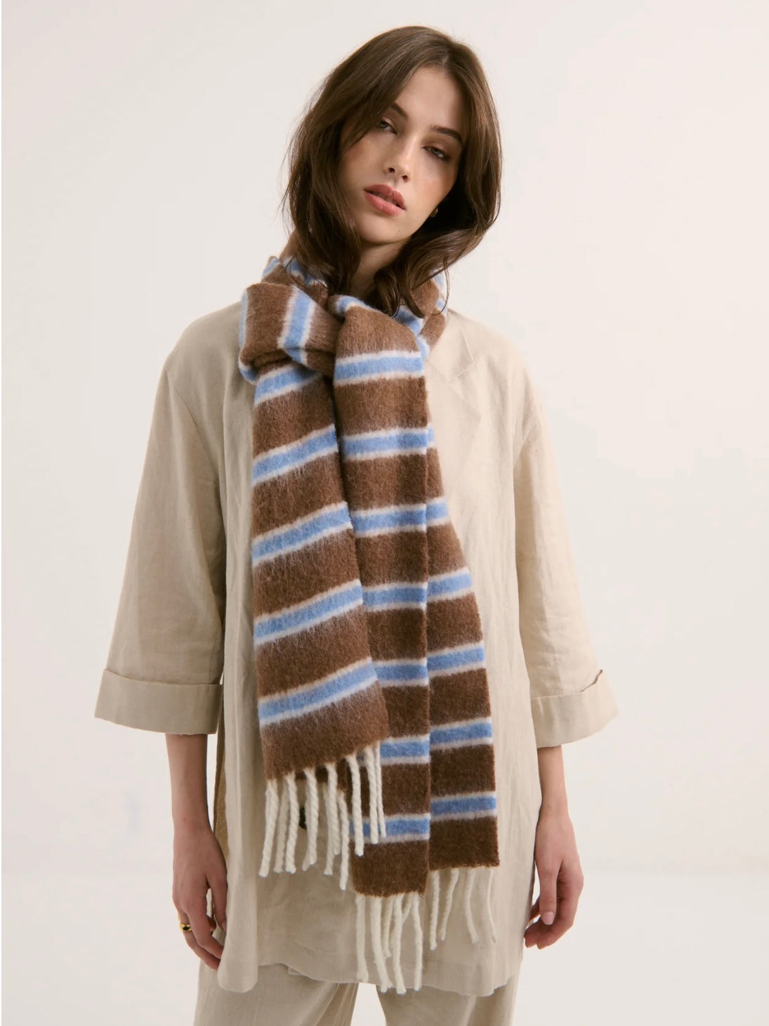 Basset Stripe Scarf