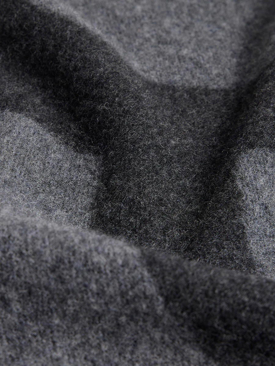 Snowdrift Merino Scarf - Charcoal
