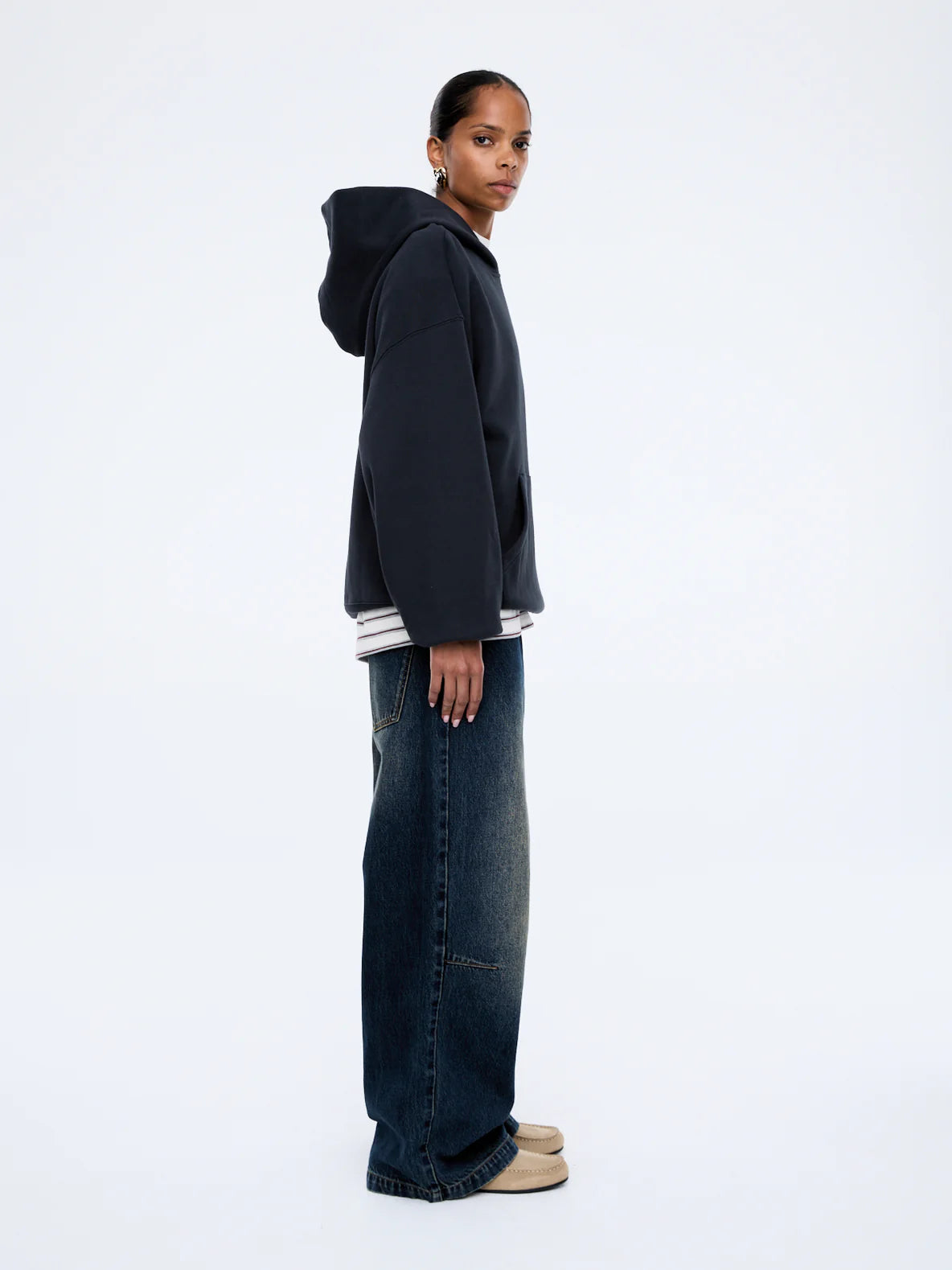Cassie Oversized Hoodie - Midnight
