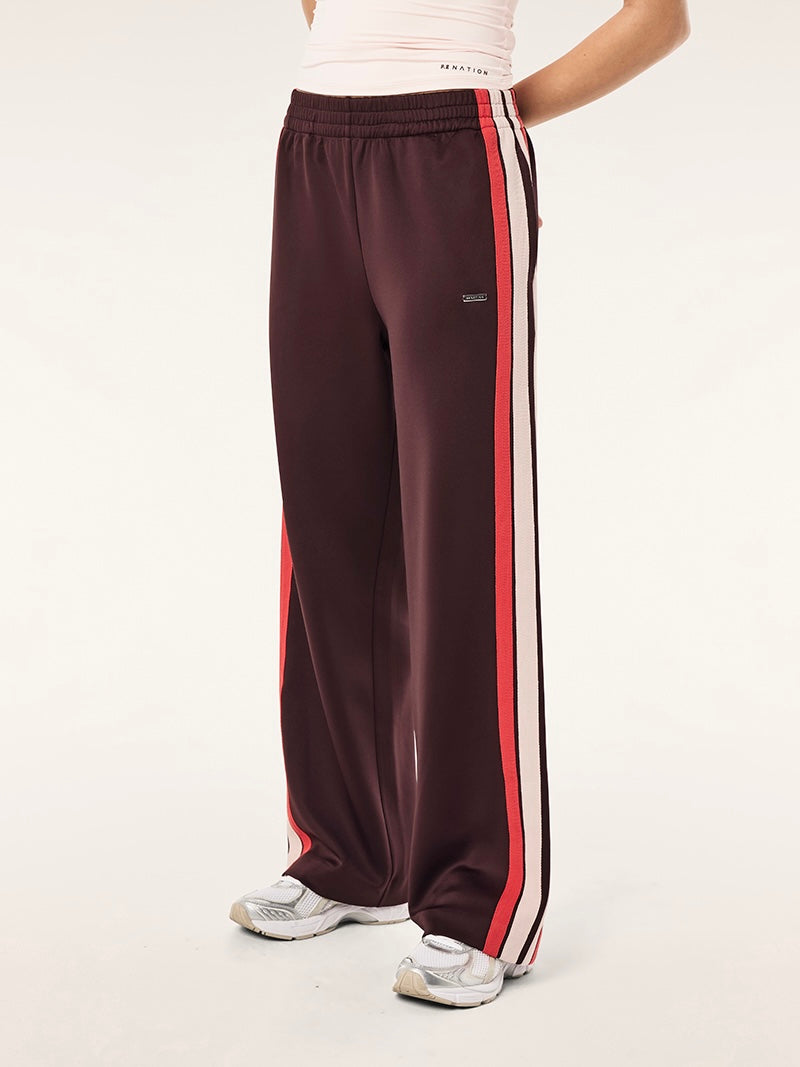 Man Down Track Pant - Dark Plum