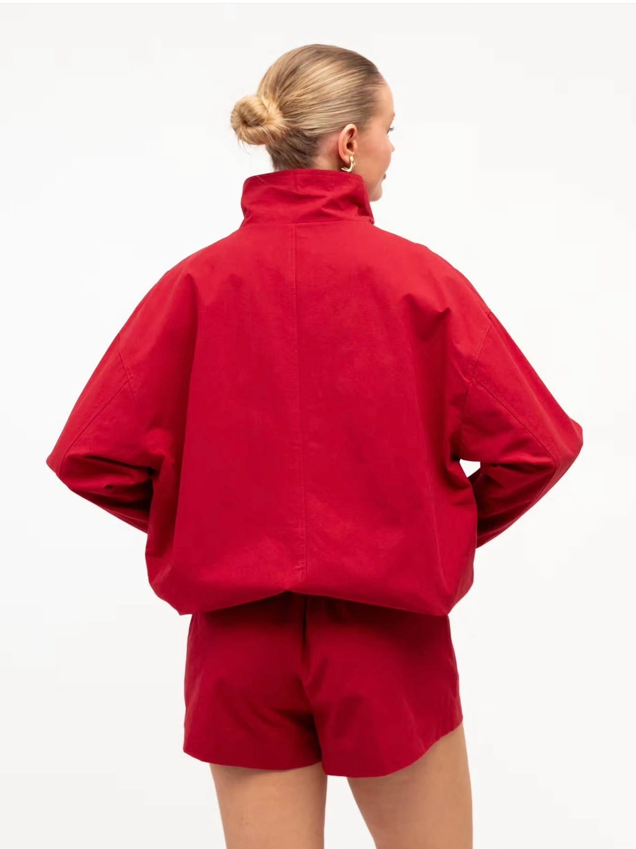 Selena Track Jacket - Red